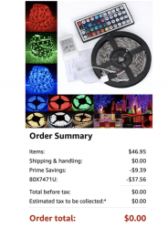 LED STRING LIGHTS FREE ON AMAZON WITH CODE!