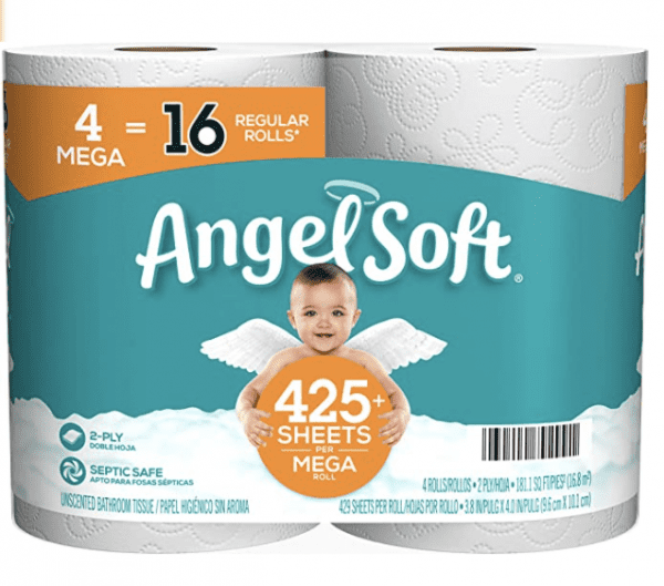 FREE ANGEL SOFT TOILET PAPER! 3 PACKS FOR $0.00!