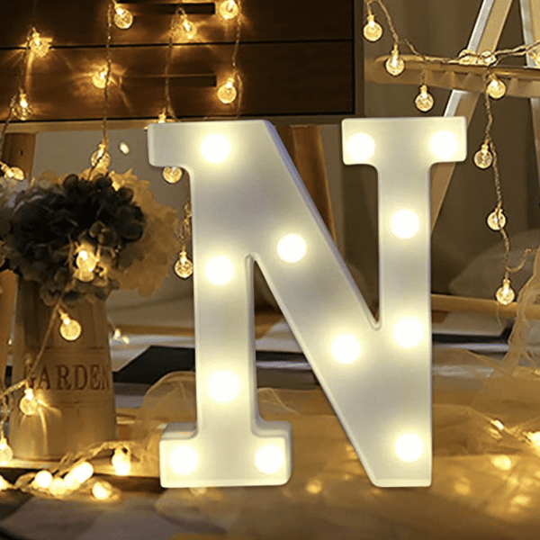 Alphabet Letter Lights 80% Off With Code On Amazon!