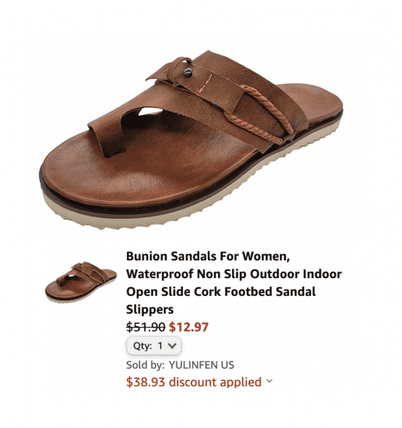 Women’s Orthopedic Summer Sandals! 75% Off With Code!