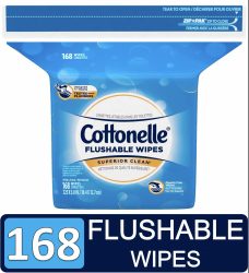 Cottonelle Flushable Wipes only 75 cents!