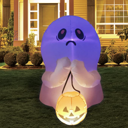 Halloween Inflatables Ghost And Pumpkin! HOT SAVINGS!