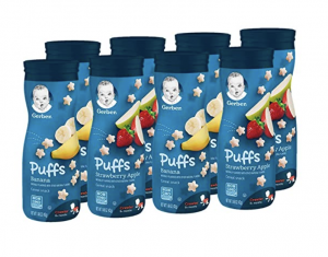 Gerber Puffs Baby Snacks 8 Count! Super Low Price!