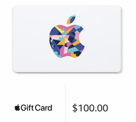 Apple Gift Card Deal! Free Money W/ $100 Gift Card Purchase!