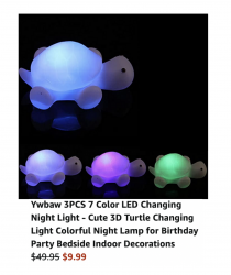 Turtle Night Lights 80% Off Right Now!