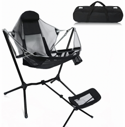Foldable Rocking Camp Chair! HOT FIND!