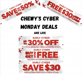Chewy’s Cyber Monday Deals Are Live!