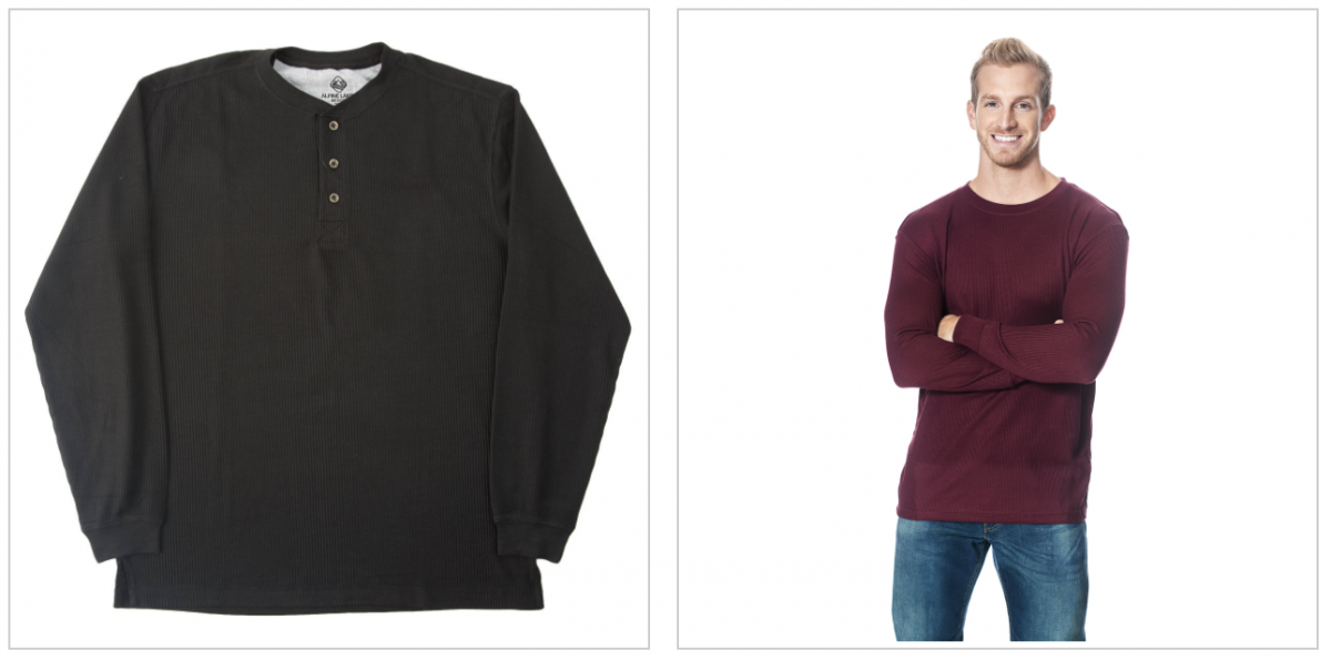 Save on Alpine Lakes Men&apos;s Thermals from $4.99. – Boscovs