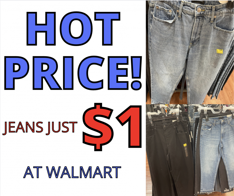 Women’s Jeans Just $1 At Walmart! Major Savings!