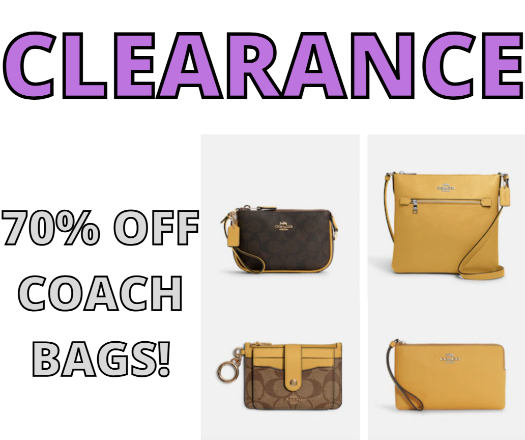 Coach Bags 70% Off Now!