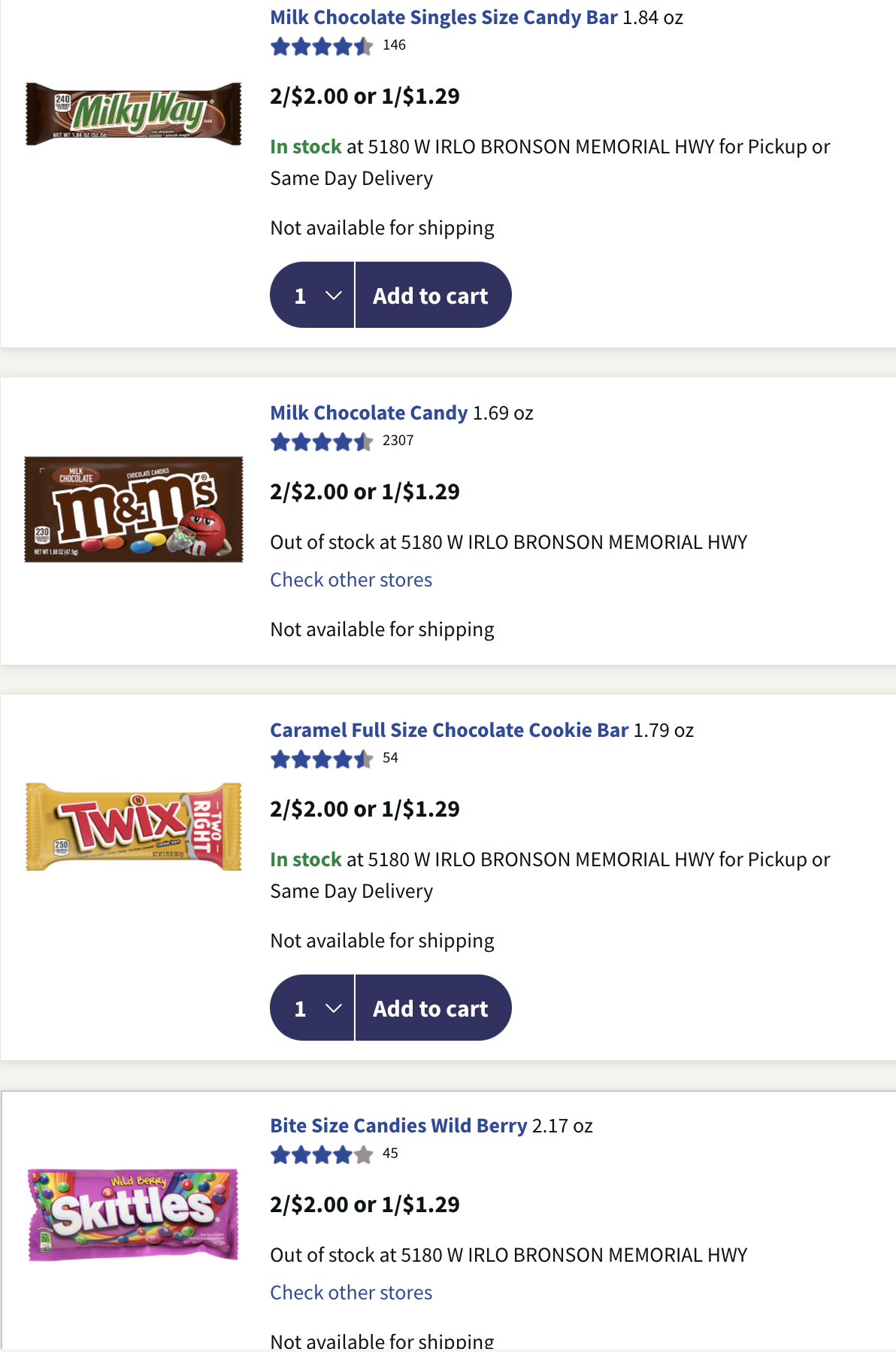 Single Candy Bars On Sale Now At Walgreens!