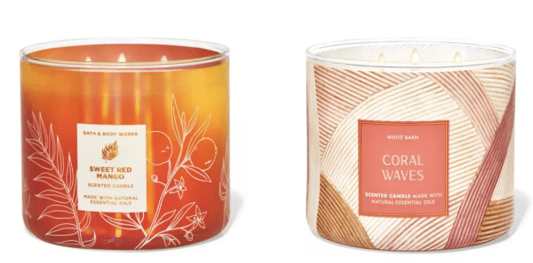 3-Wick Candles At Bath & Body Works!