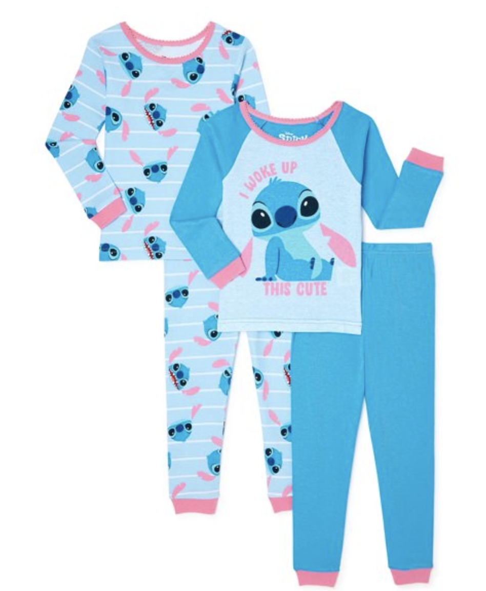 Stitch Toddler Pajama Set On Sale At Walmart!