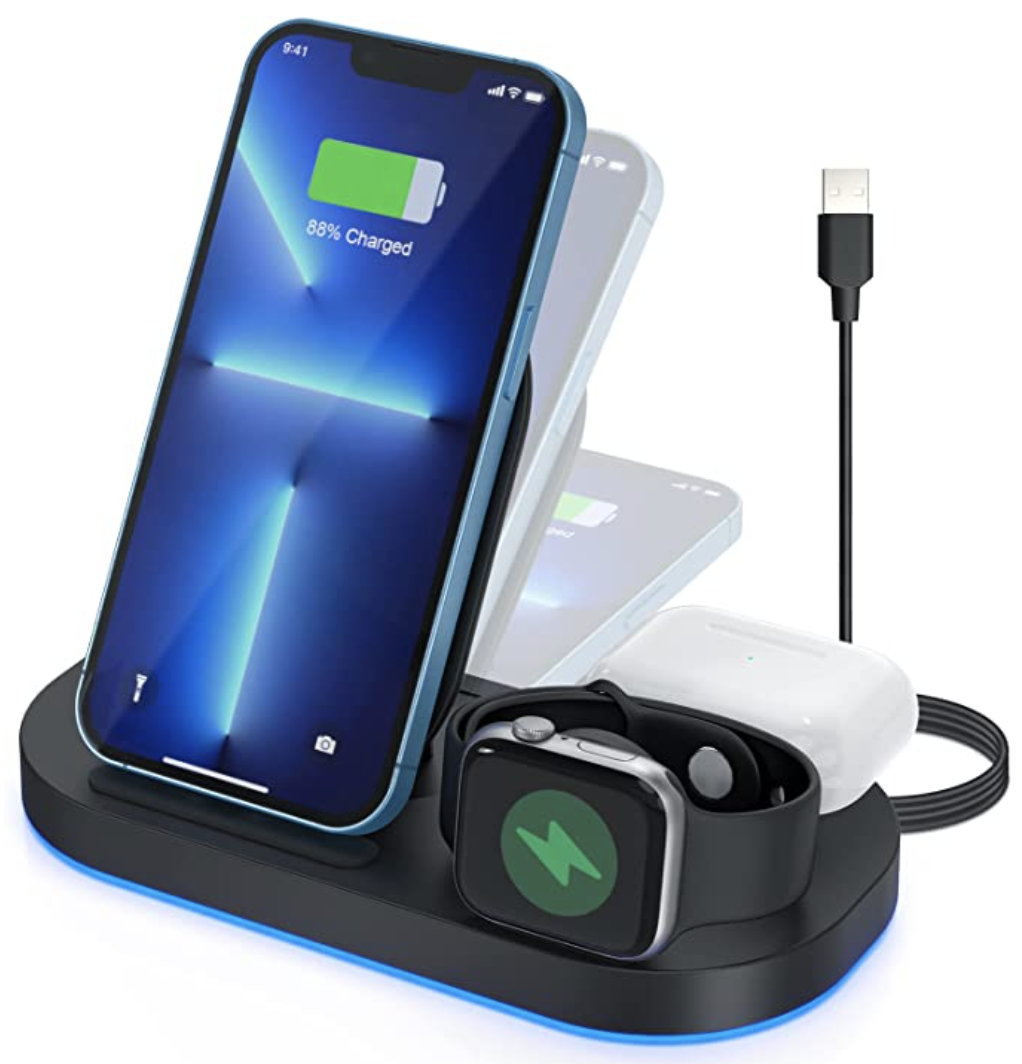 Foldable Wireless Charging Station! Hot Find On Amazon!