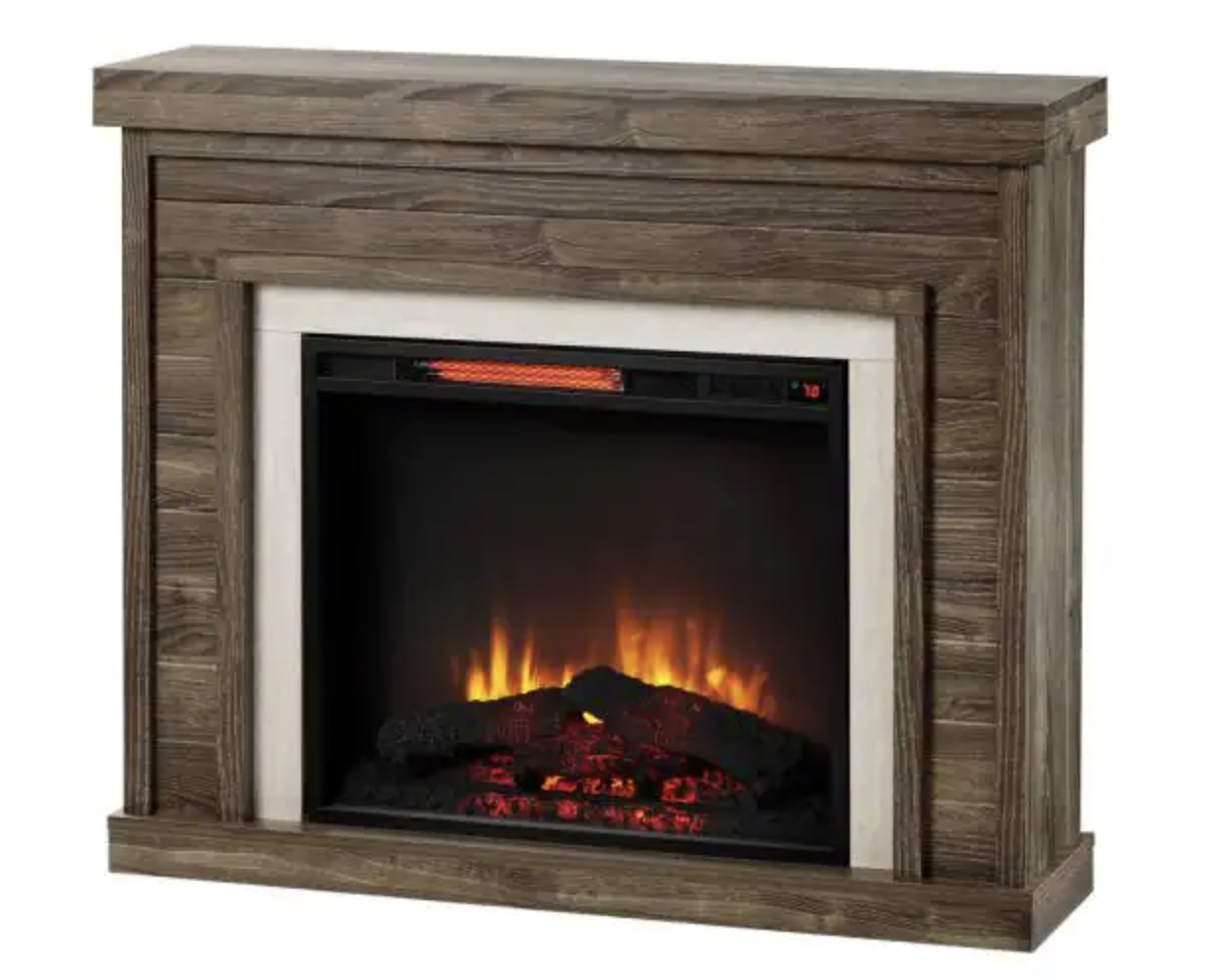 Grafton Freestanding Electric Fireplace! At Home Depot!