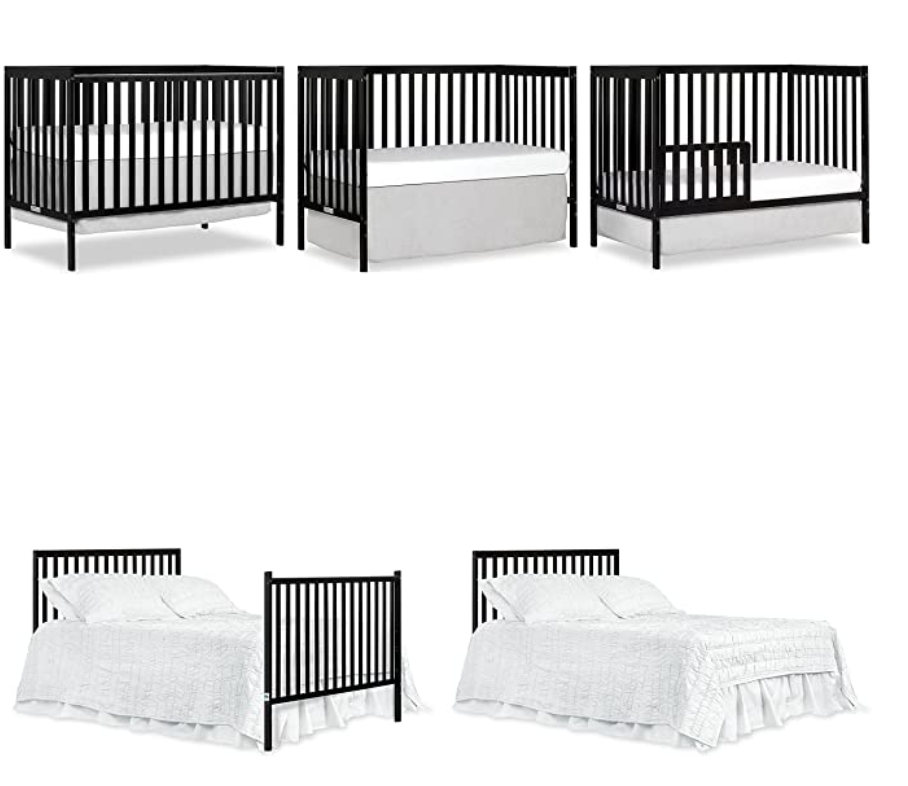 5-in-1 Convertible Crib! Discounted Price On Amazon!