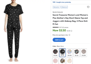 Women’s Jogger 3-Piece PJ Set ONLY $3.50! RUN!