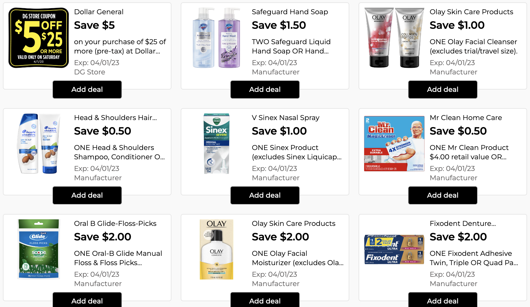 Dollar General April 1 Saturday Coupon Deals Screen Shot 2023 03 31 At 10.19.58 Pm