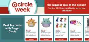 Target Circle Week Save up to 50% Off Toys