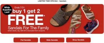 JCPenney B1G2 Sandals