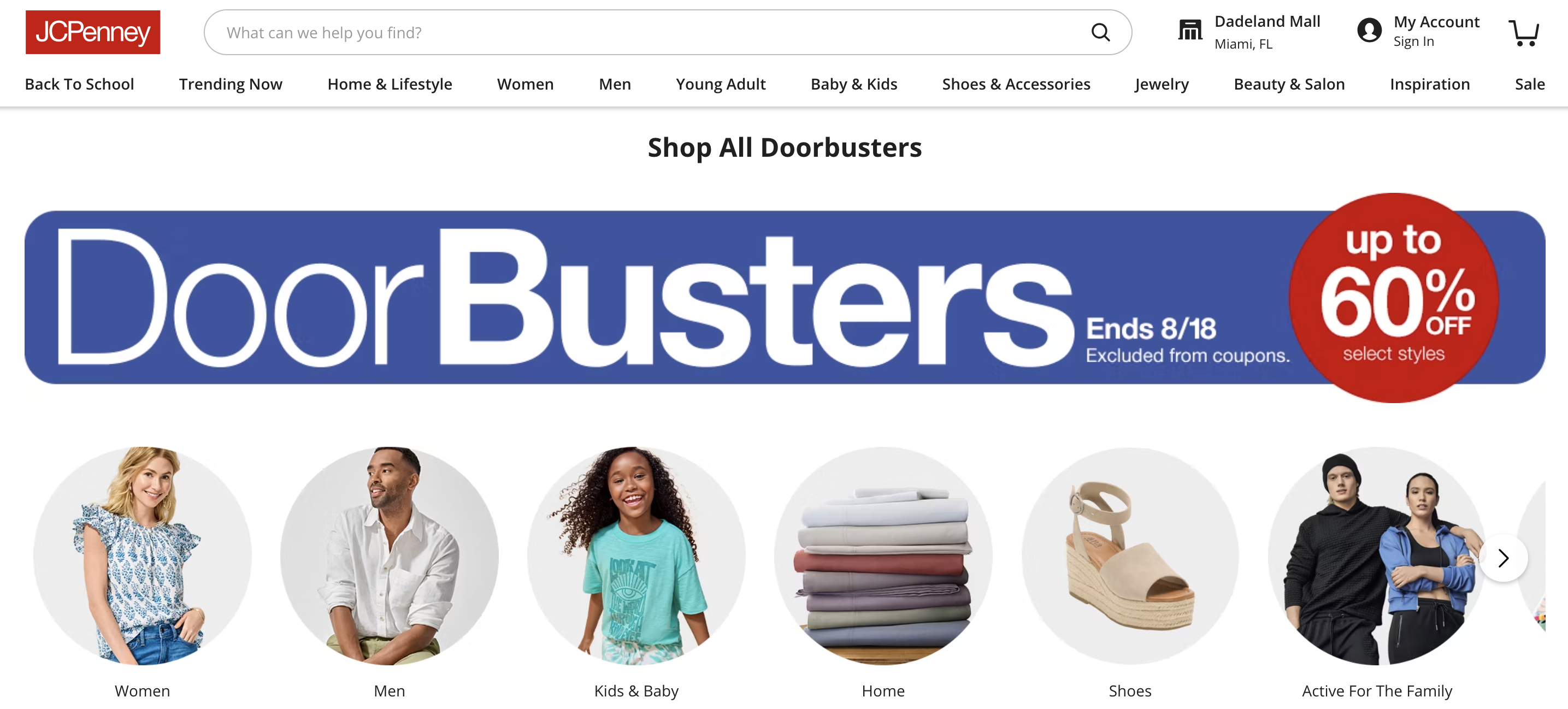 JCPenney Doorbuster Deals