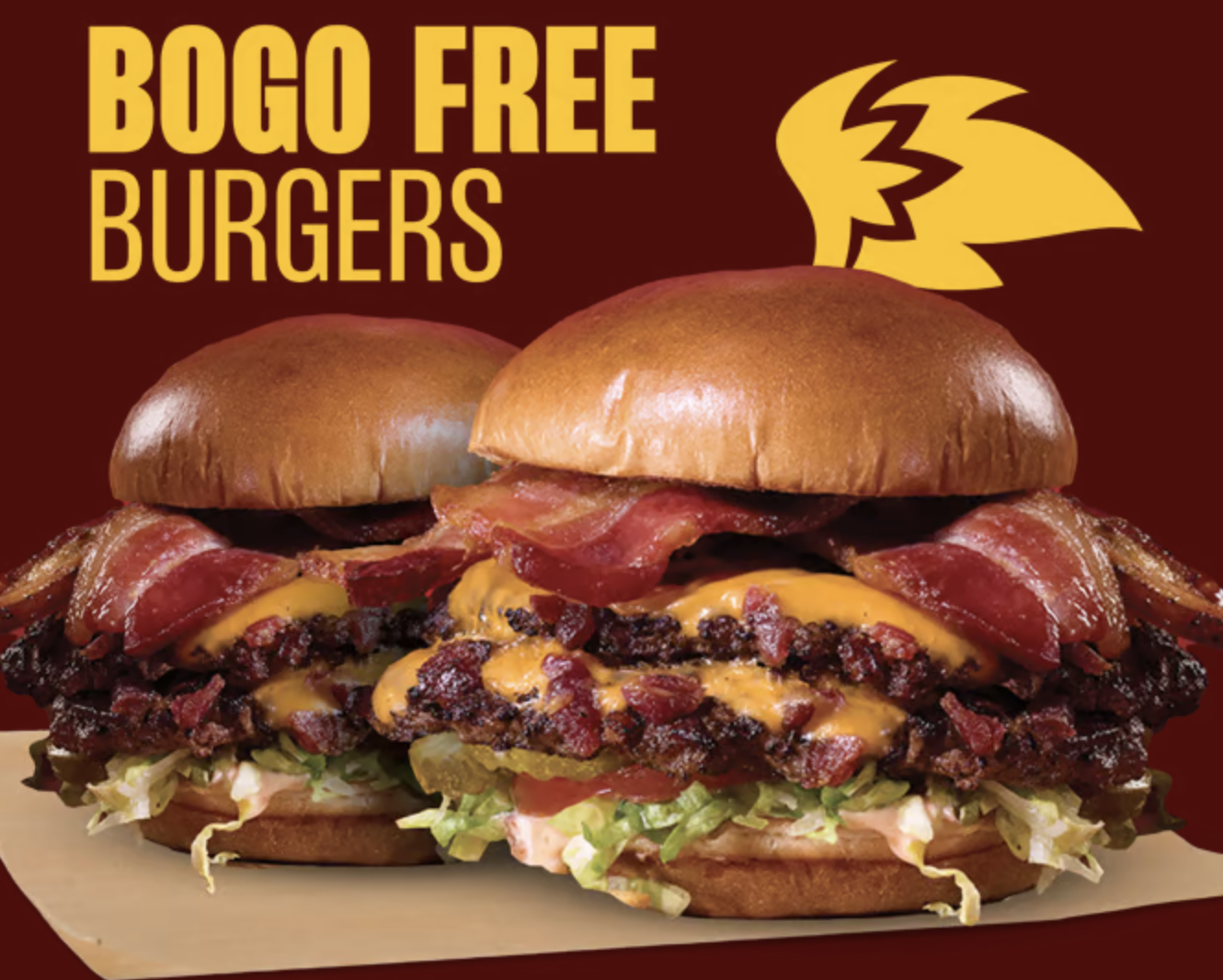 BOGO FREE BURGERS AT BUFFALO WILD WINGS!