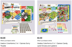 Hasbro Colorforms 2 in 1 Games ONLY $3!