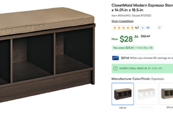 Closetmaid Storage Bench