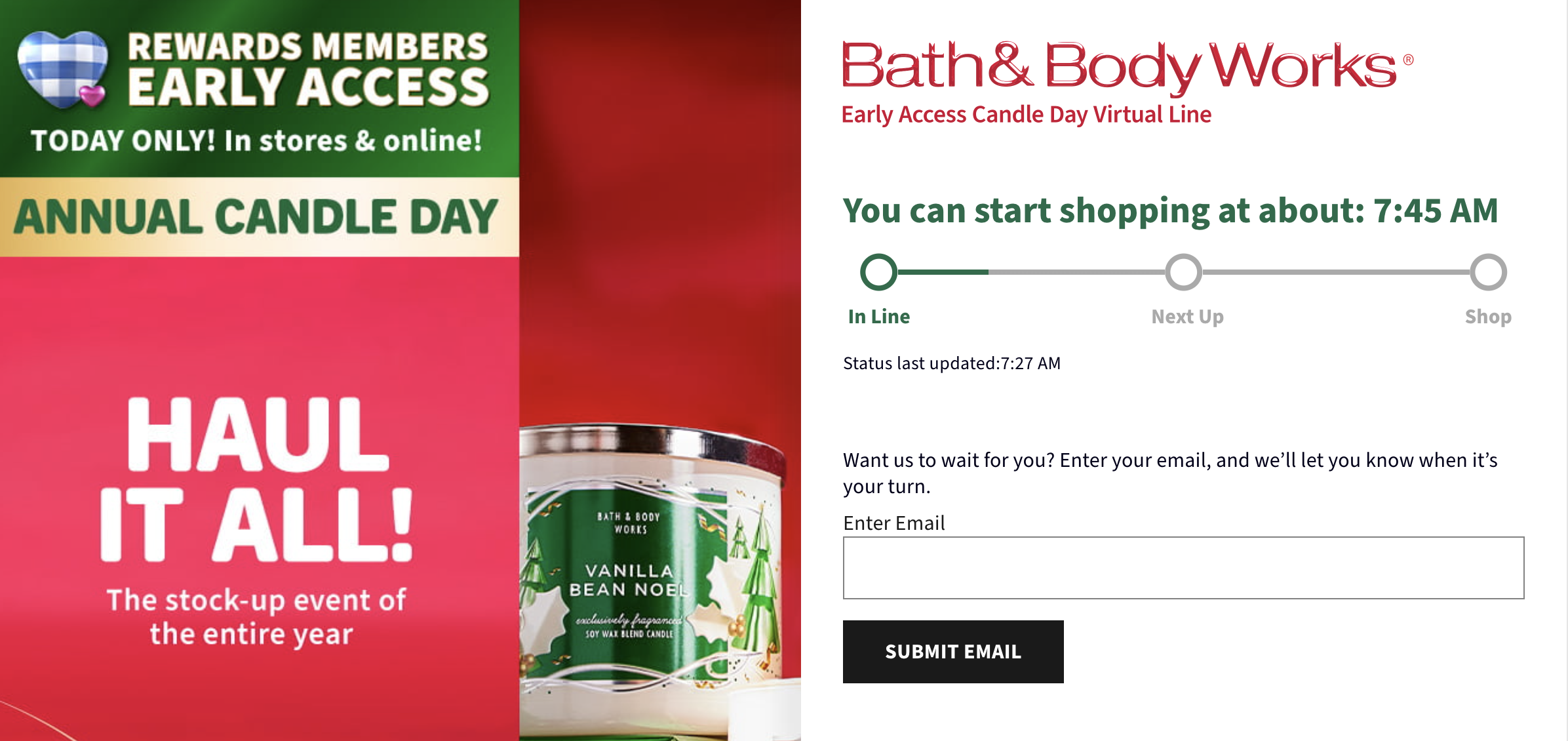 Bath & Body Works Annual Candle Day