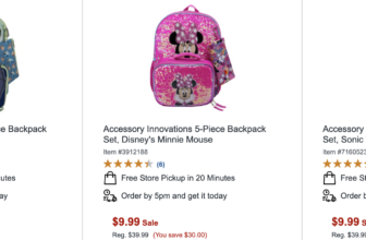 Accessory Innovations Kids Character Backpack Set