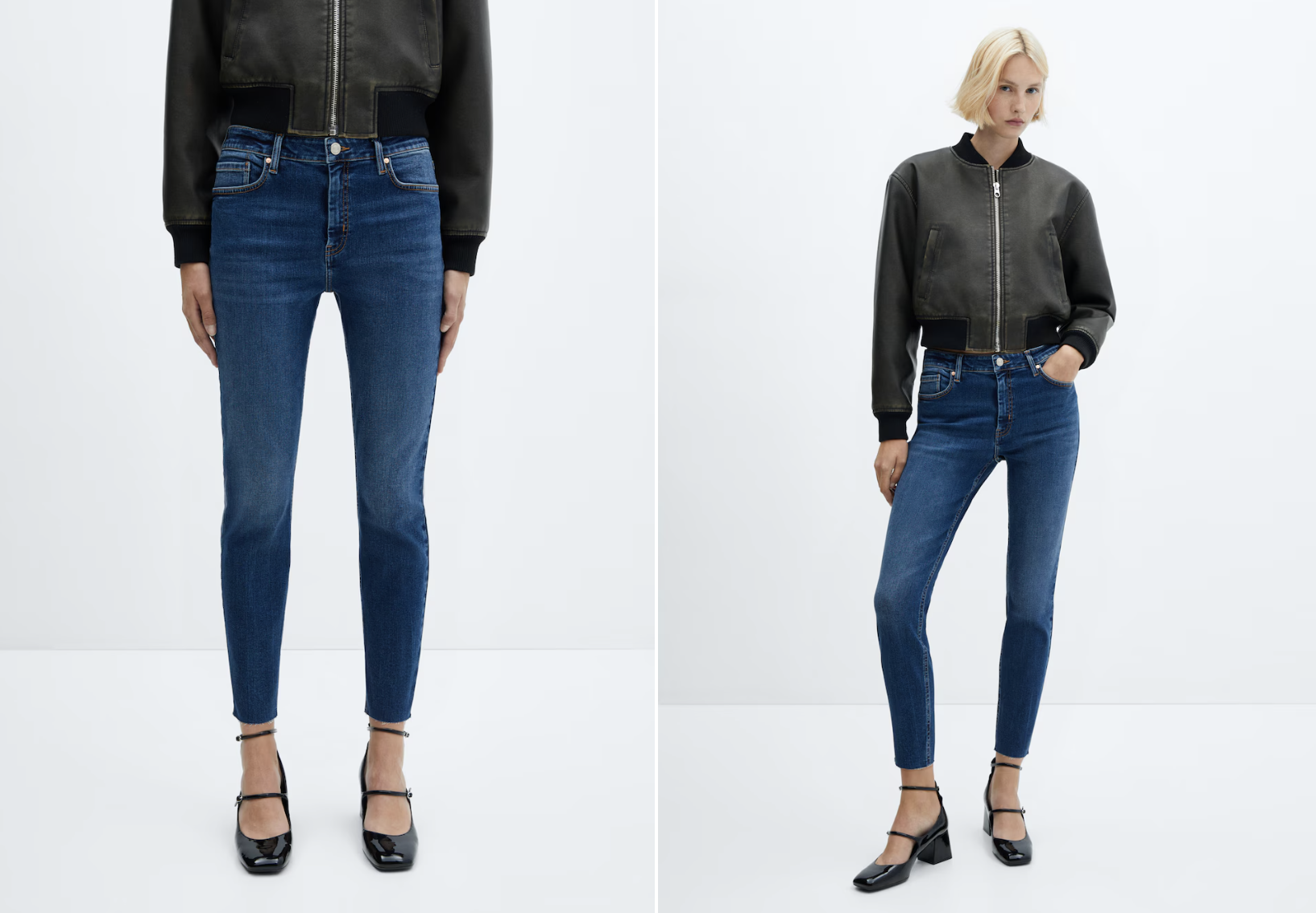 Mango Skinny Cropped Jeans