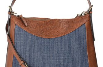 The Pioneer Woman Denim Hobo Crossbody Bag