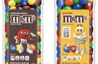 M&M’s Milk Chocolate Resealable Bulk Candy Jar