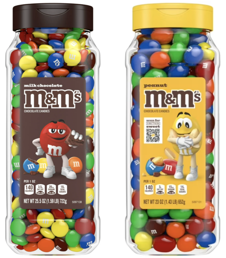 M&M’s Milk Chocolate Resealable Bulk Candy Jar