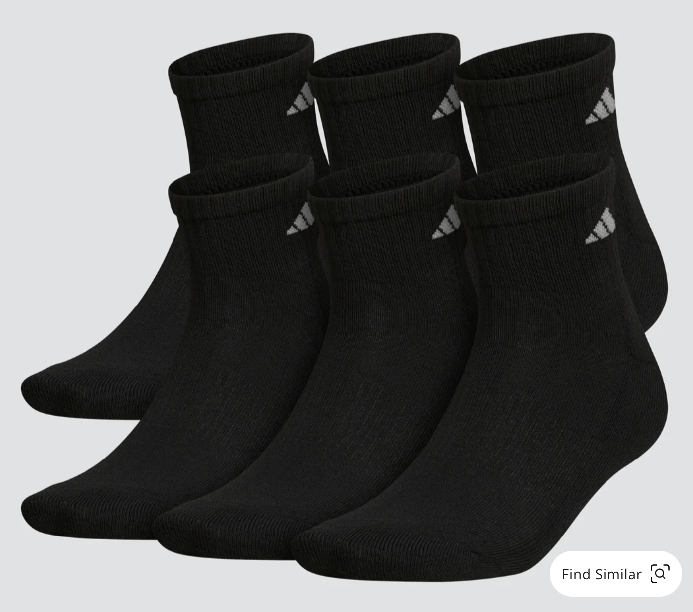6-PACK ADIDAS SOCKS ONLY $8 AT SHOP SIMON! REG. $22