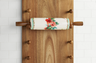 The Pioneer Woman Rolling Pin and Holder