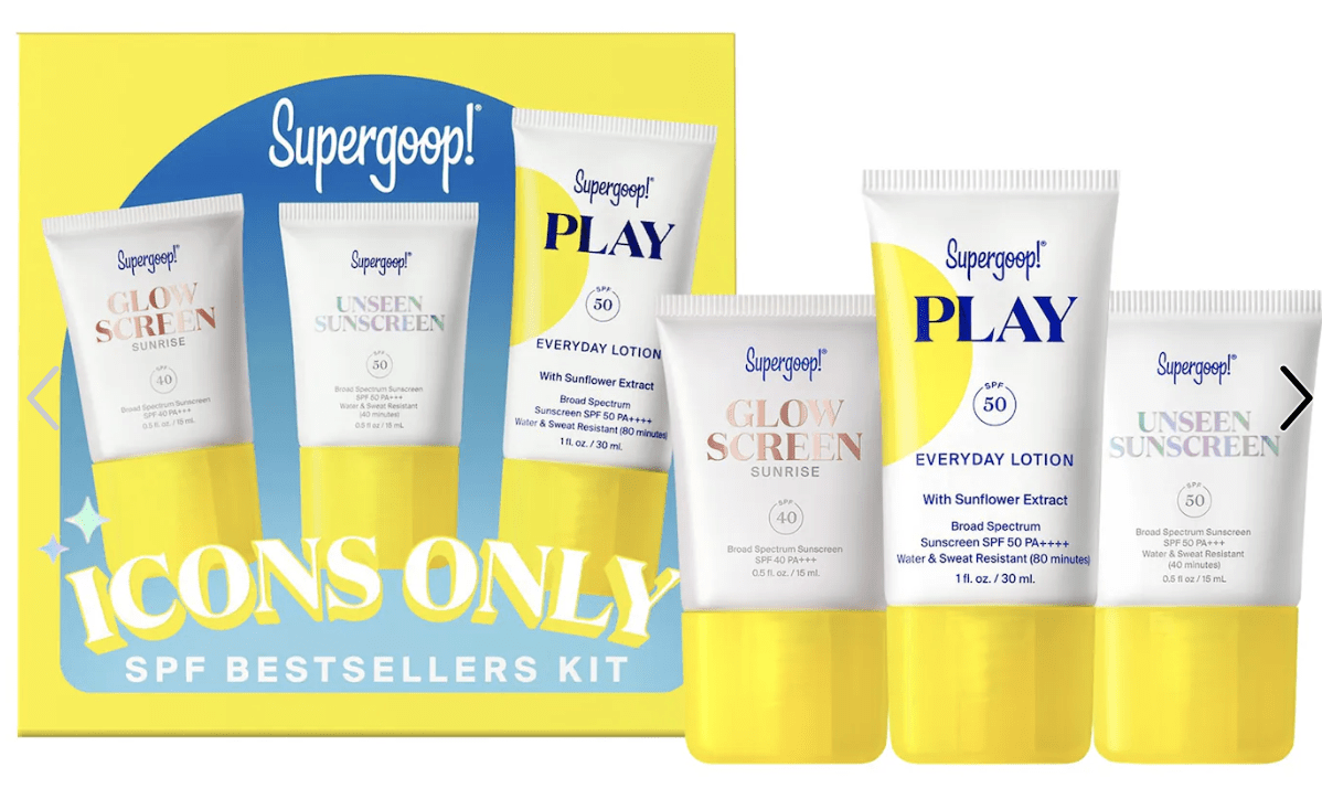FREE Supergoop! Icons Only SPF Bestseller Kit!