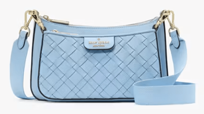 Kate Spade Duet Woven Leather Crossbody 74% Off!