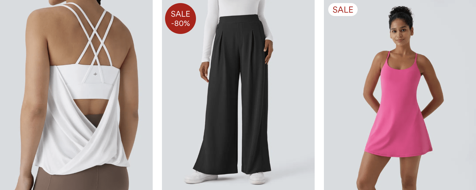 FLASH SALE! Upt o 80% OFF at Halara