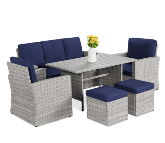 Wicker Outdoor Patio Furniture Set Triple Discount at BCP!!