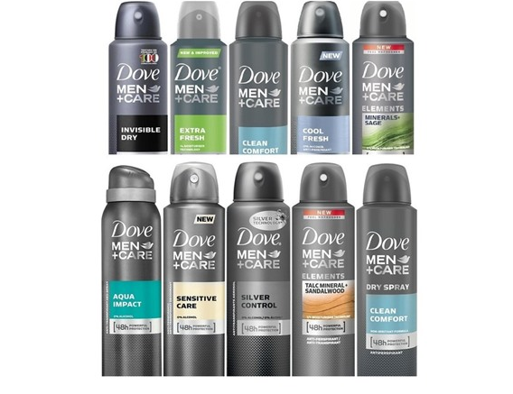 Dove Spray Deodorant for Men 10Pack Run Deal on Woot!!