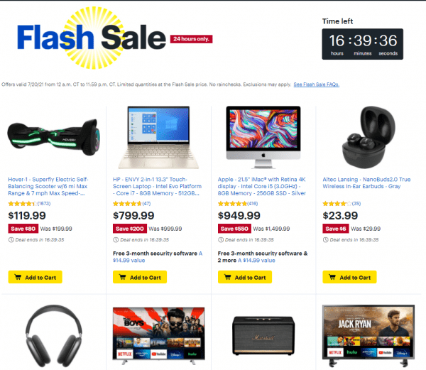 Best Buy Flash Sale TODAY ONLY! – Huge Savings On Electronics