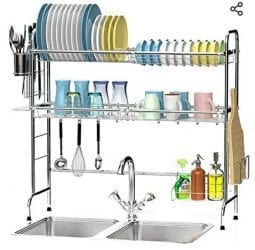 Dish Drying Rack Double Discount On Amazon