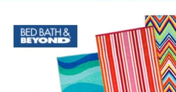 Bed Bath & Beyond Beach Towel FREEBIE Alert!! RUN!