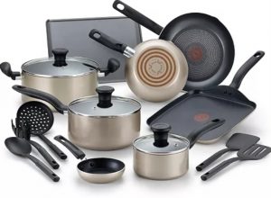 T Fal 16PC Non Stick Cooware Set Huge Markdown At Macy’s