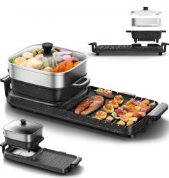Electric Hot Pot With Grill Huge Savings With Code