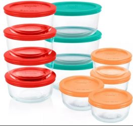 Pyrex 22 Piece Glass Storage Containers 60% Off!