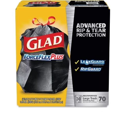 Glad Force Flex Trash Bags 70 Count Only $1.94