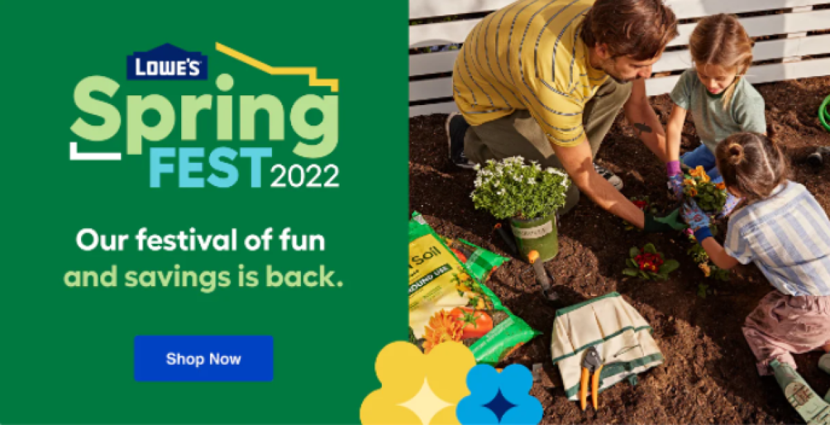 Lowe's SpringFest Sale Now Live!