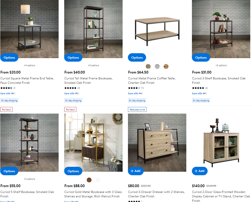 Massive Price Drops On Furniture At Walmart Online!